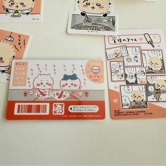 New Chiikawa ラッコ Sticker and Pin Set - Picture 5 of 5